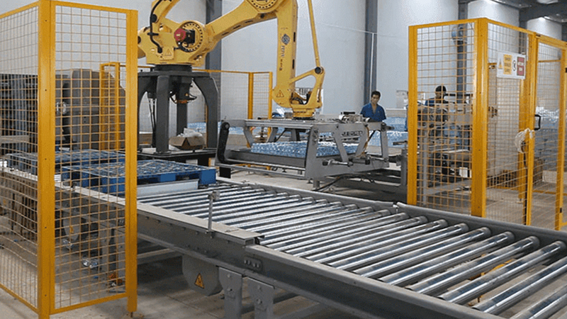 Magnetic Low-Position Can Palletizer